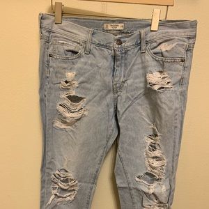Abercrombie A&F ripped jeans. Size 10